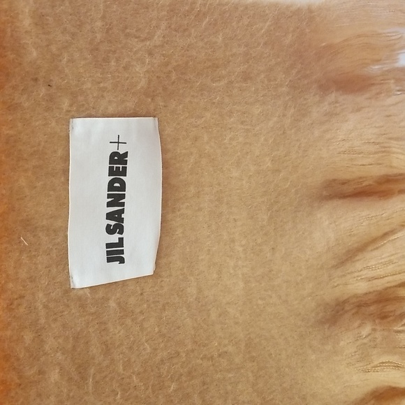 JIL Sander + color block fringed scarf - Picture 4 of 6